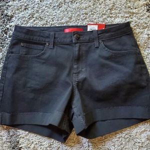 NWT Jennifer Lopez Mid Rise Black Shorts